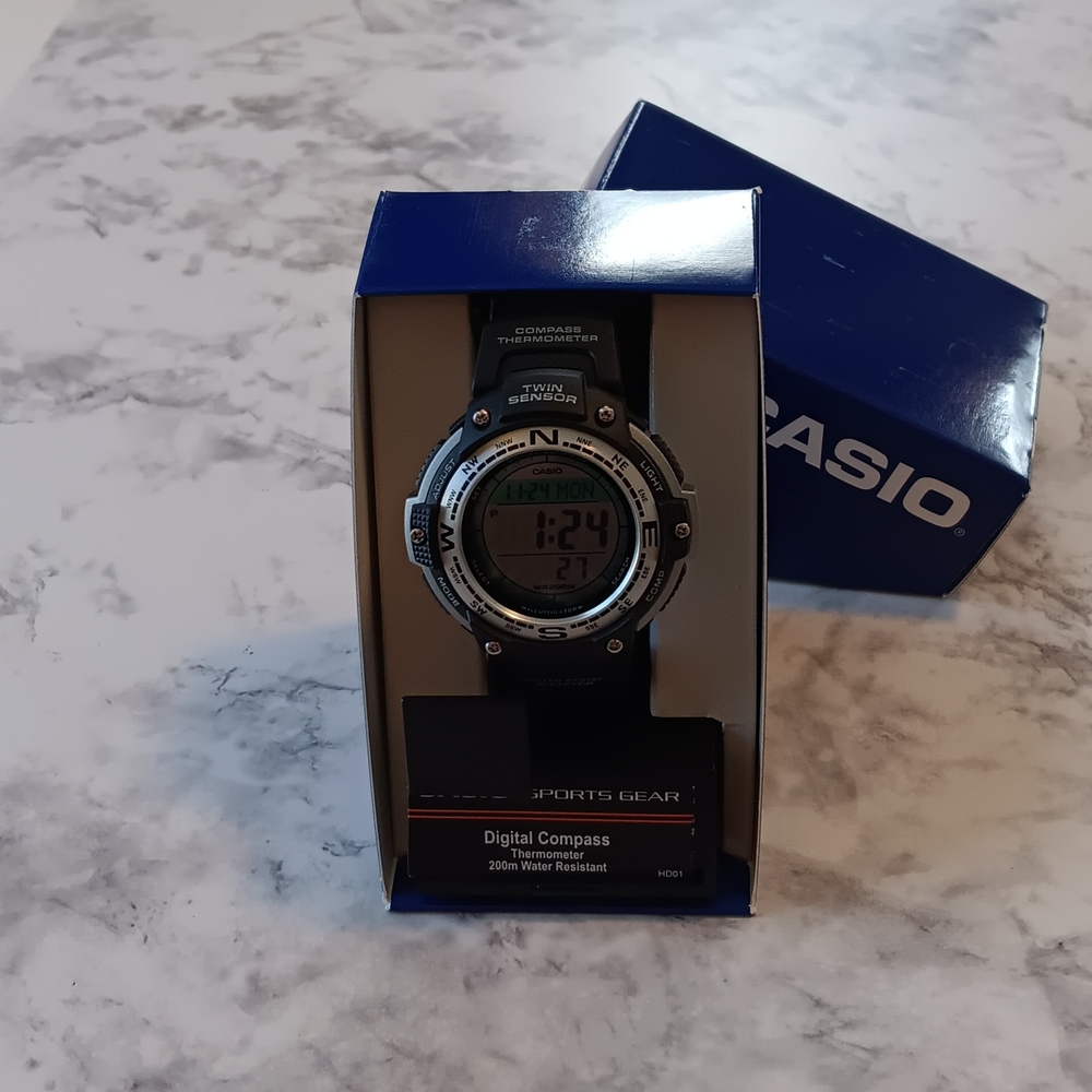 Casio SGW100-1V Digital Compass Watch - 200m Water Resistant- Brand NEW!!